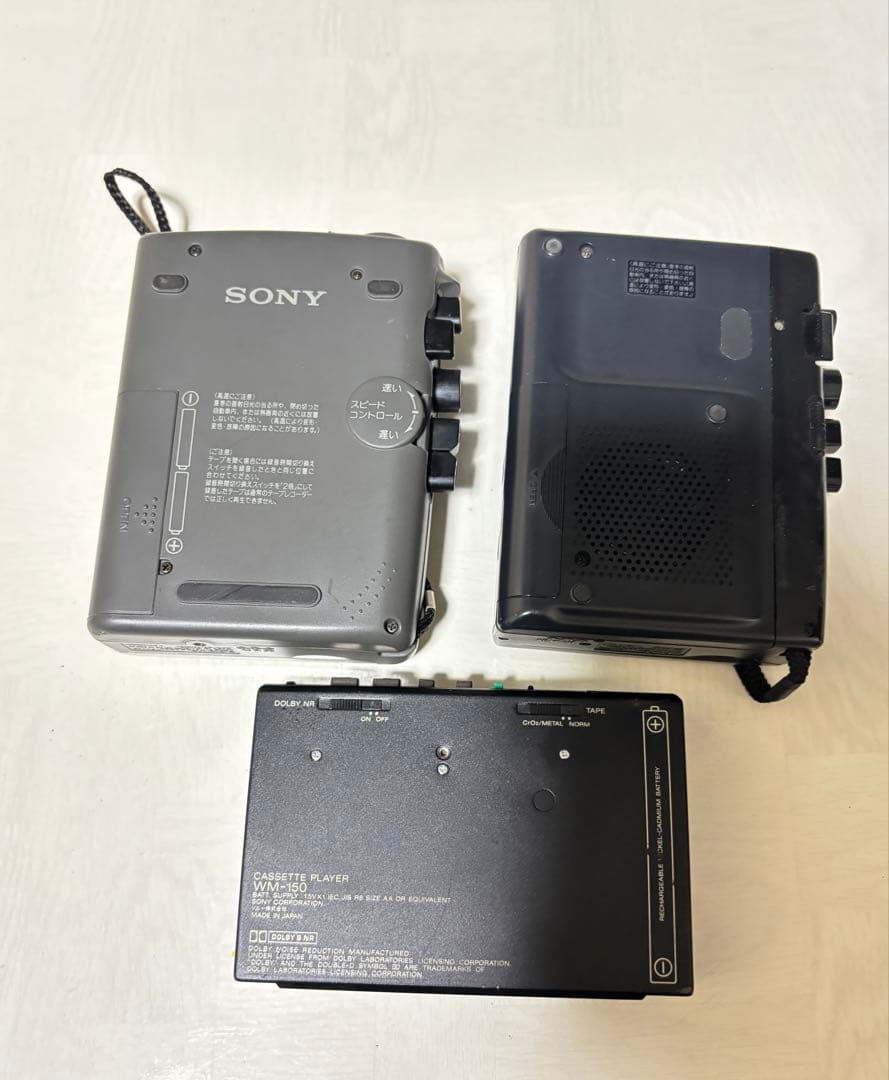 Sony カセットプレーヤー　　3点セット