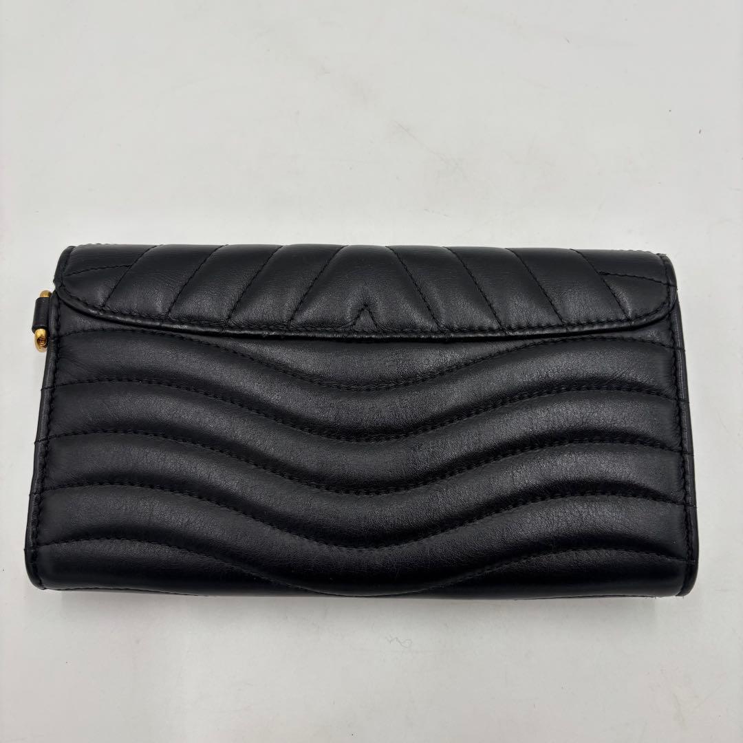 ルイヴィトン ニューウェーブ レザー 長財布　M63298 ブラック