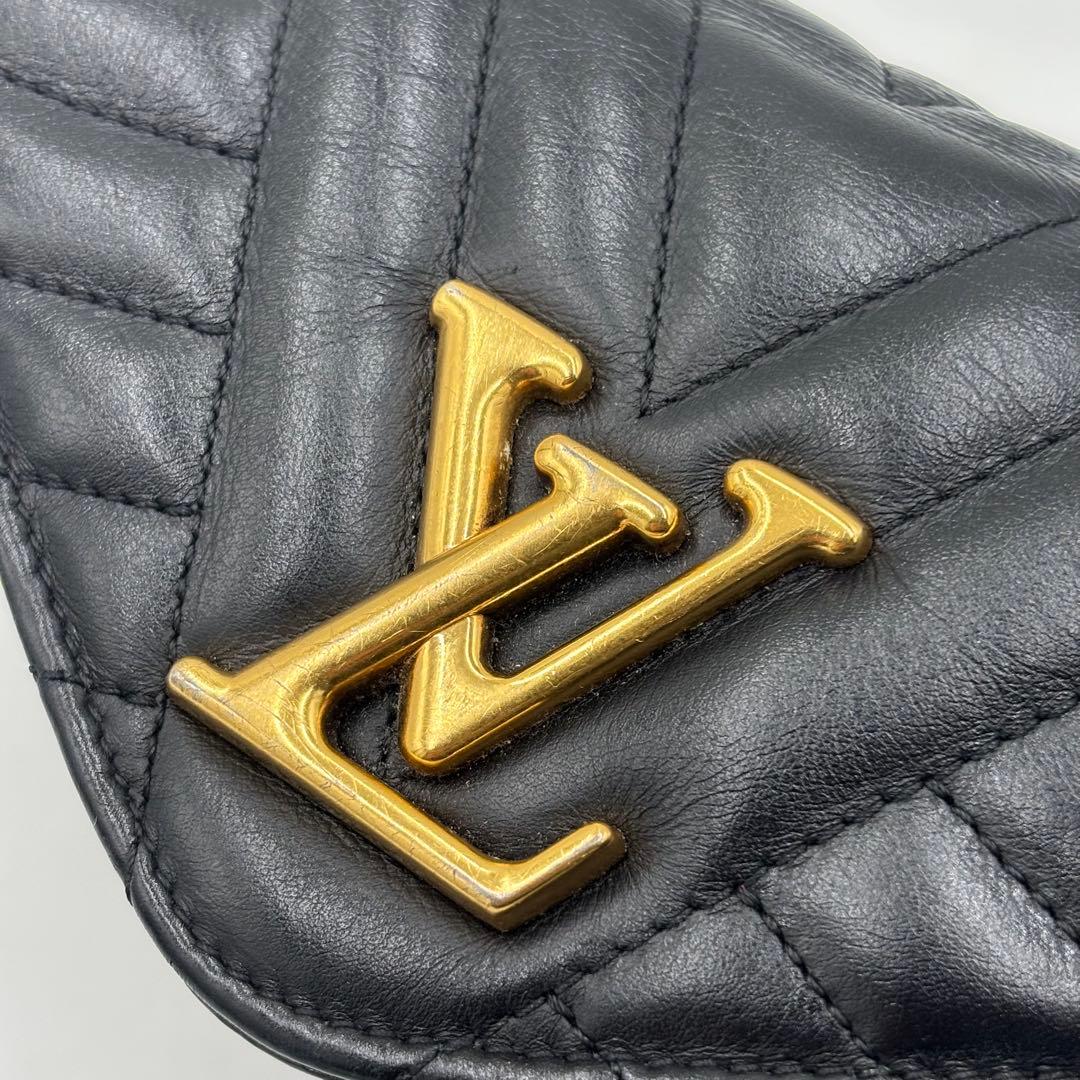 ルイヴィトン ニューウェーブ レザー 長財布　M63298 ブラック