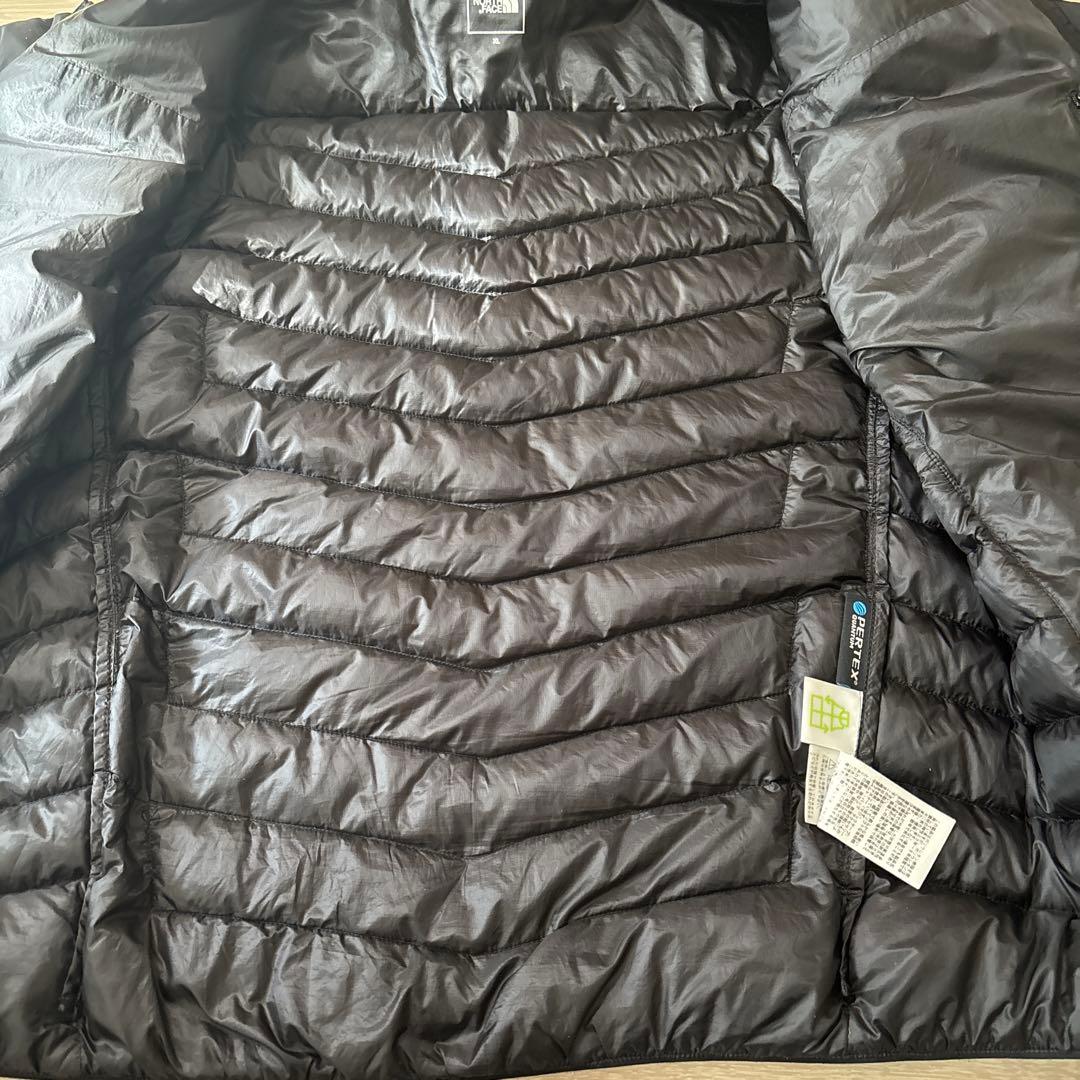 THE NORTH FACE ブラック サンダージャケットダウンジャケット XL