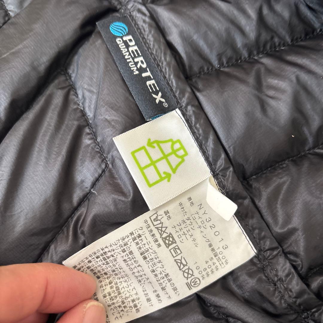 THE NORTH FACE ブラック サンダージャケットダウンジャケット XL