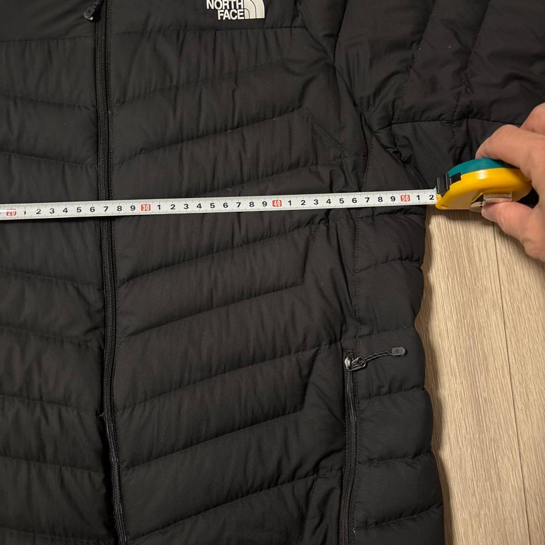 THE NORTH FACE ブラック サンダージャケットダウンジャケット XL