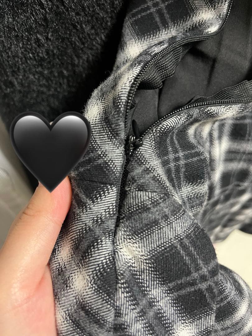 bunnylis ファーボレロ×チェックミニワンピ