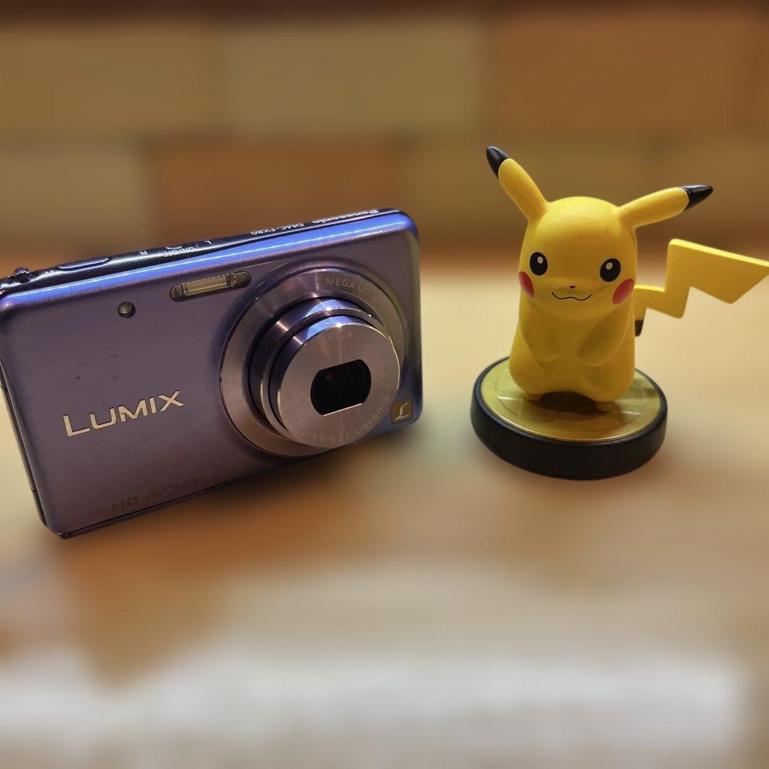 デジカメ LUMIXパナソニック DMC-FX80 水色