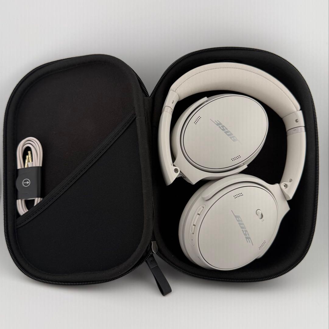 【美品/ケース付】Bose QuietComfort45 White Smoke