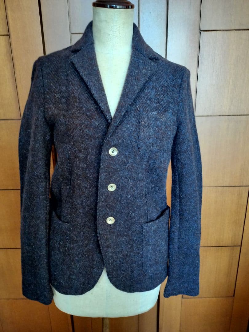 大幅値下げ！美品 45R シェットランドジャケット 3日本製 定価64900円