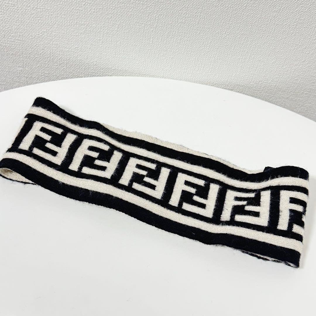 FENDI フェンディ ヘアバンド ズッカ FXS385 ウール