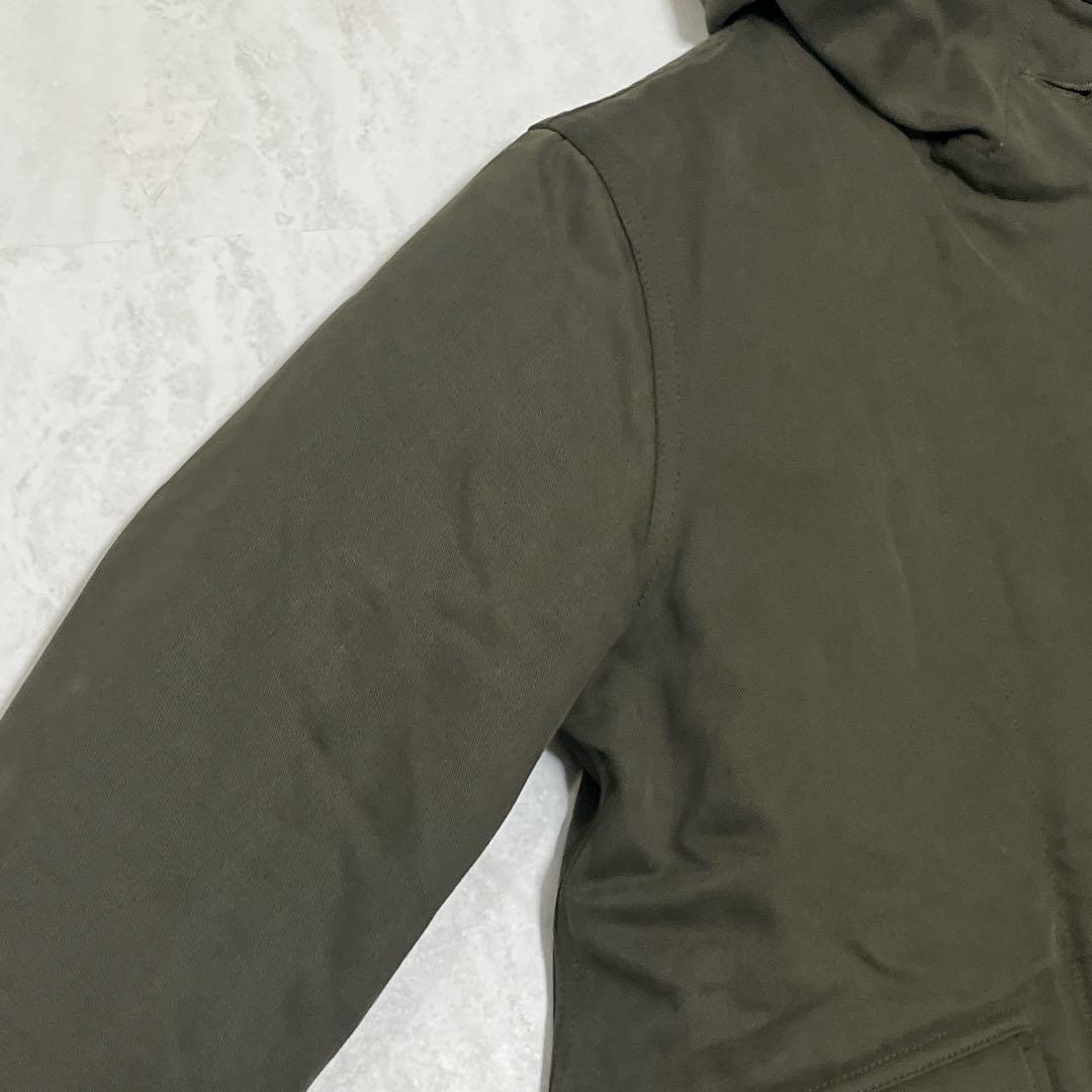 美品『 MHL.』 モッズコート/ライナー取外し/比翼仕立て/オリーブ/春秋冬