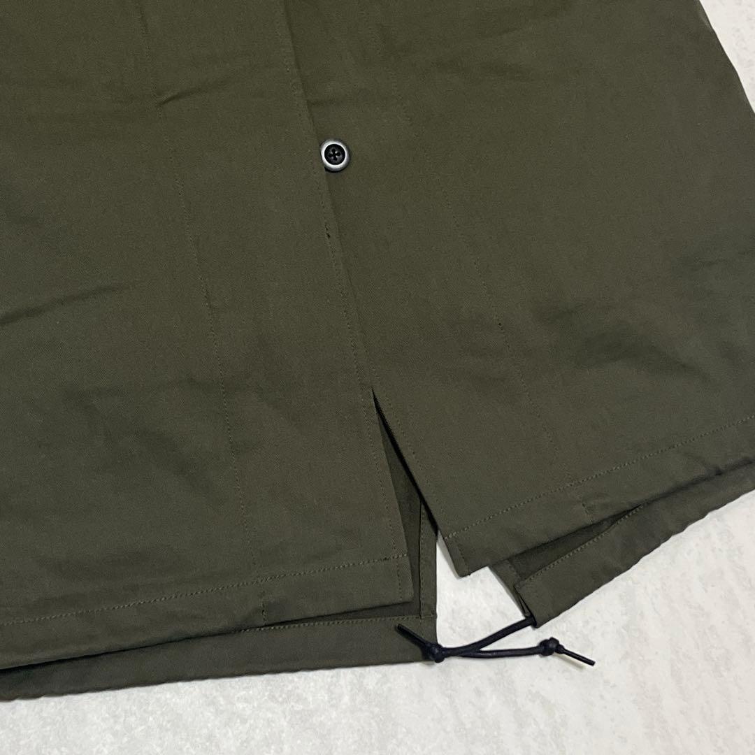 美品『 MHL.』 モッズコート/ライナー取外し/比翼仕立て/オリーブ/春秋冬