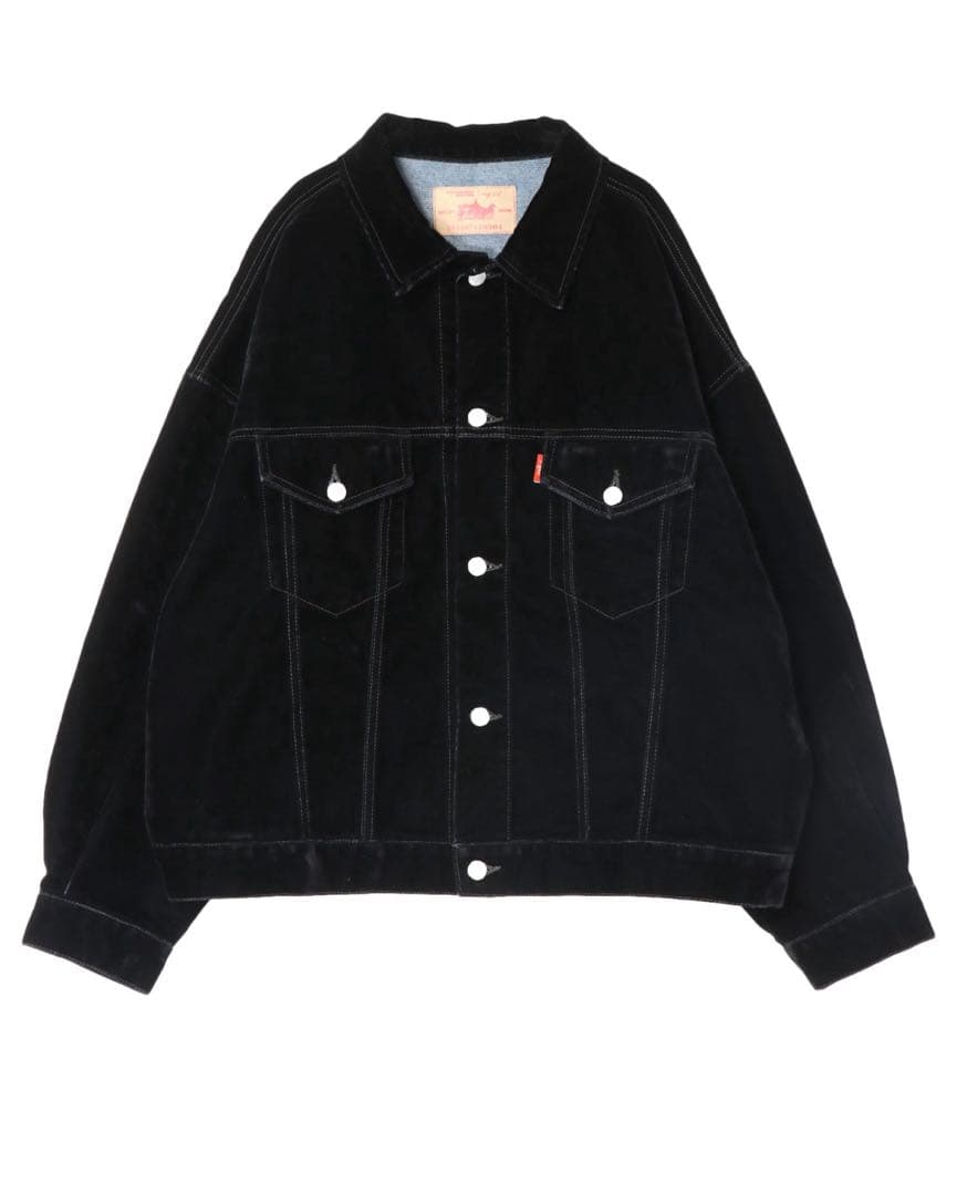 Ungrid フロッキー起毛デニムジャケット&カーブデニム