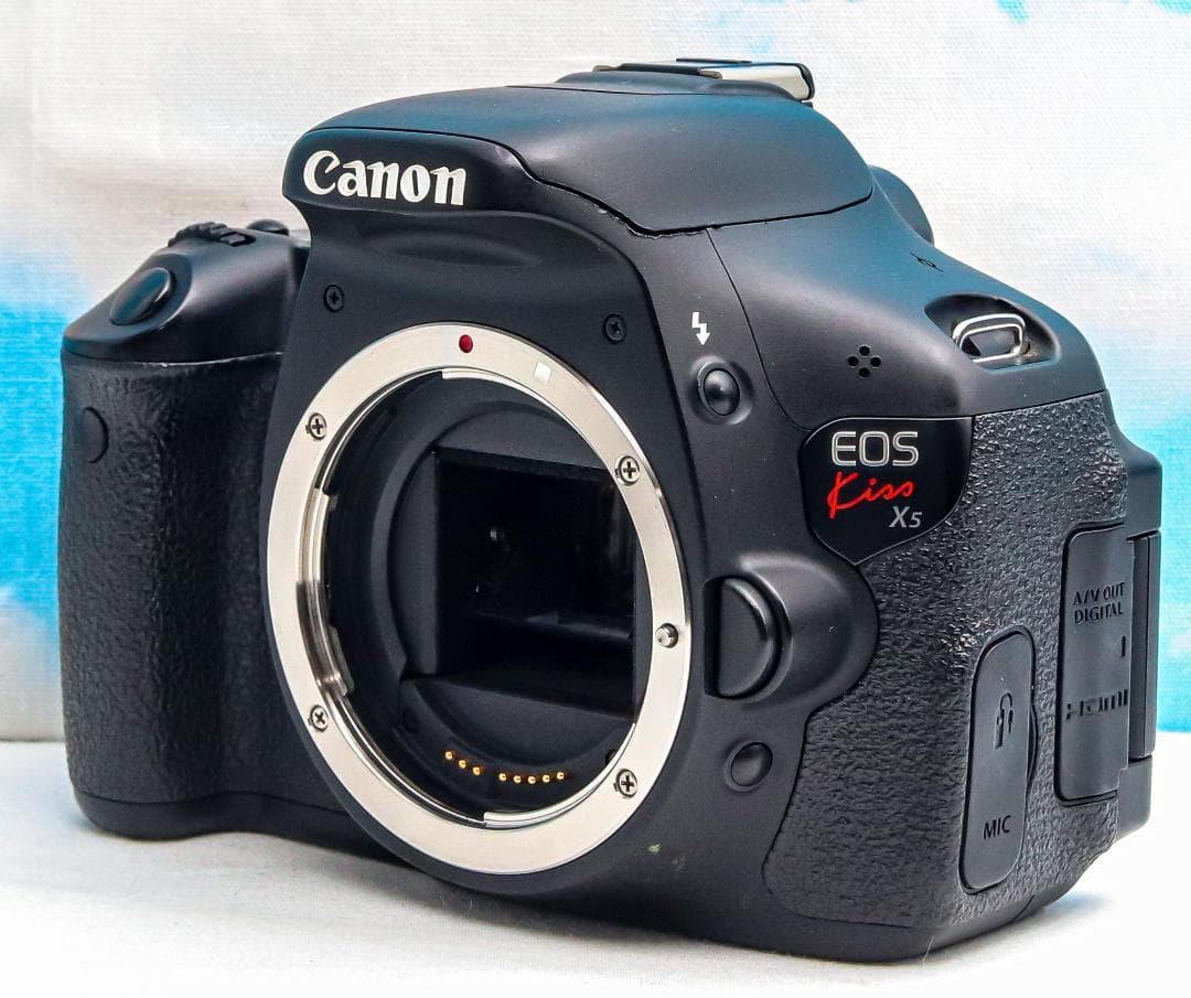 Canon キャノン Kiss X5⭐️スマホに送れる⭐️自撮りラクラク一眼レフ