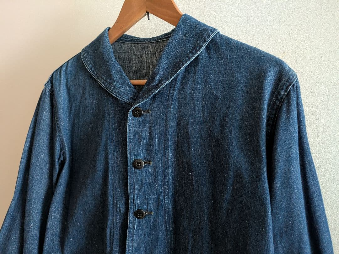 ぷ*ぷ様 50's US.NAVY ショールカラー カバーオール ヘチマ襟 ミリ