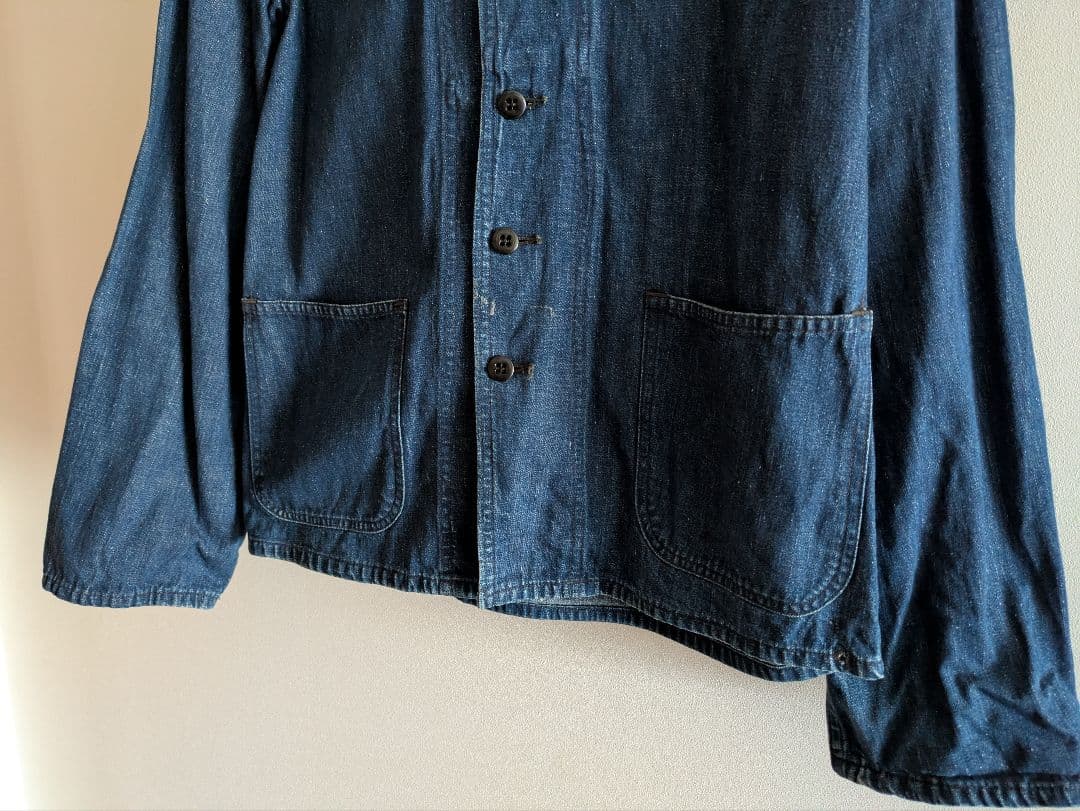 ぷ*ぷ様 50's US.NAVY ショールカラー カバーオール ヘチマ襟 ミリ