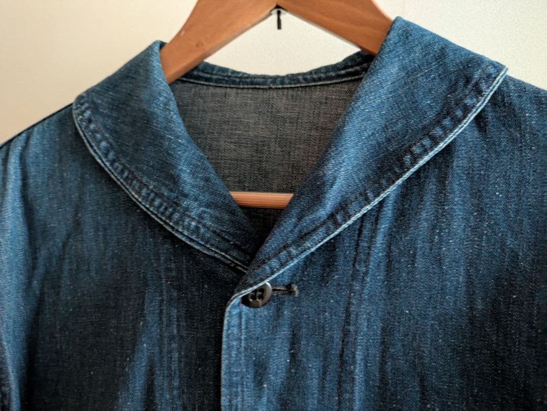 ぷ*ぷ様 50's US.NAVY ショールカラー カバーオール ヘチマ襟 ミリ