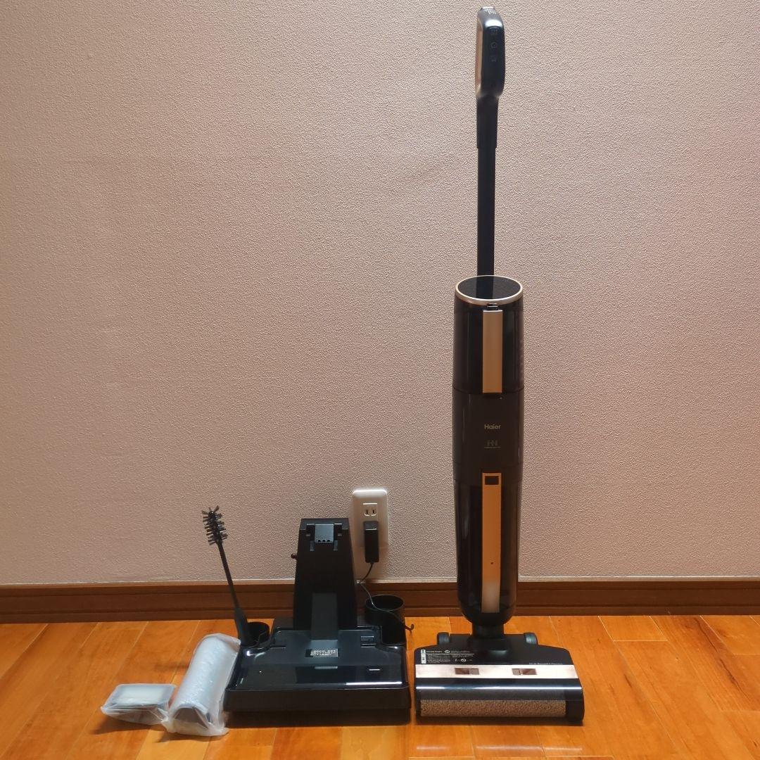【ヒルマン】ハイアール Haier 吸引式 床拭き 掃除機 コードレス