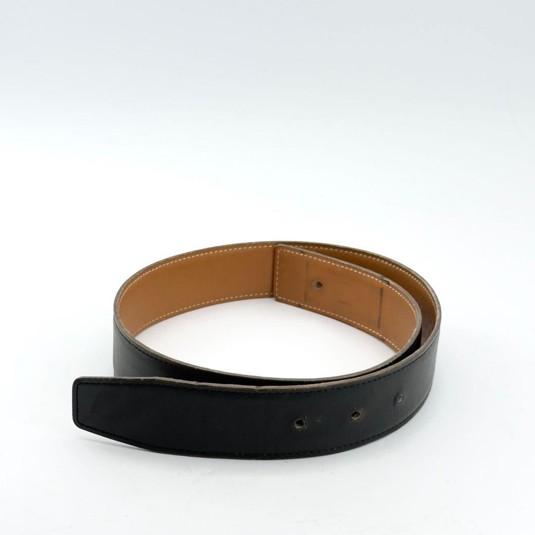 エルメス　コンスタンス　ベルトのみ　ブラック　リバーシブル　レディース　レザー