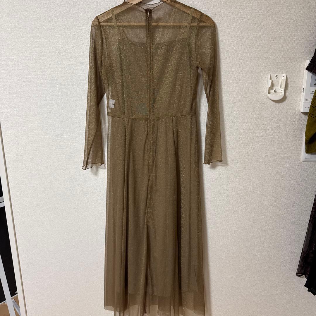 Kaeneラメチュールメロウワンピース