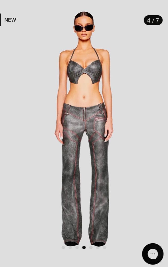 IAMGIA ALANAPANT レザーパンツ M アイアムジア