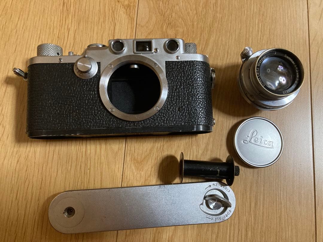 【希少】バルナックライカⅢf 銘玉(クセ玉)Summar 5cm F2付