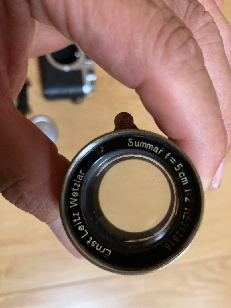 【希少】バルナックライカⅢf 銘玉(クセ玉)Summar 5cm F2付