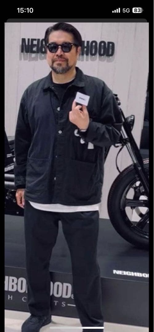 パンツ NEIGHBORHOOD classic chino pants black L