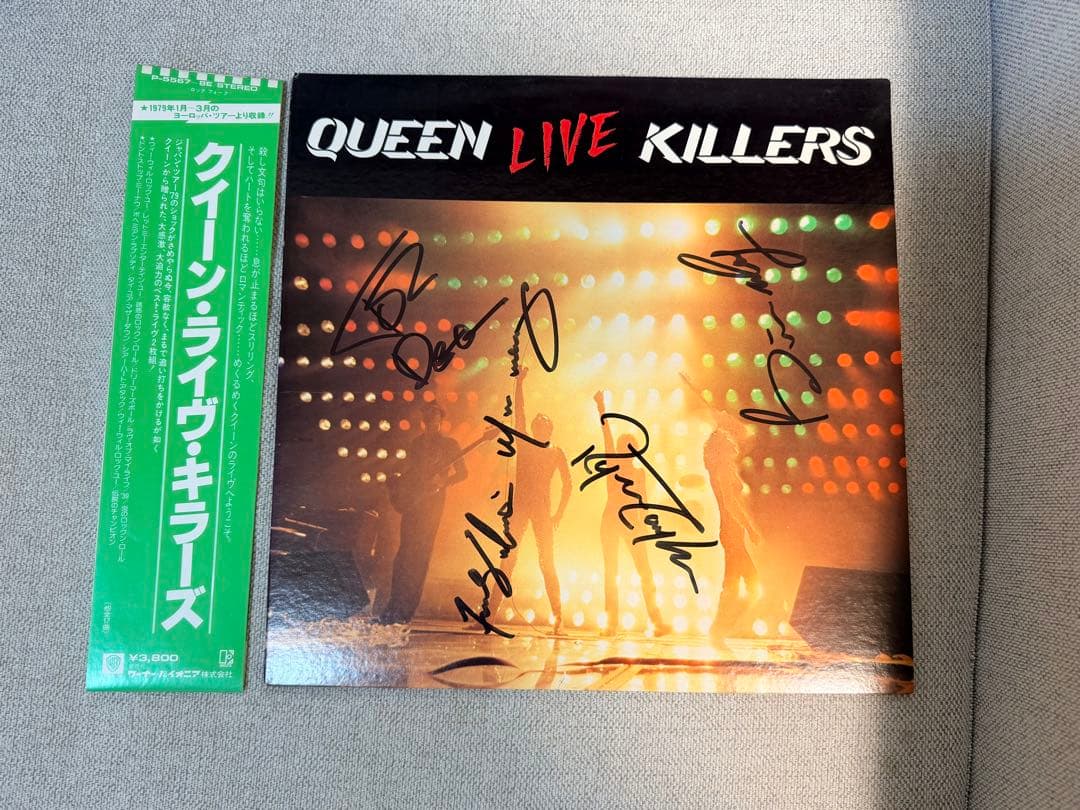 QUEEN LIVE KILLERS LPレコードサイン入り