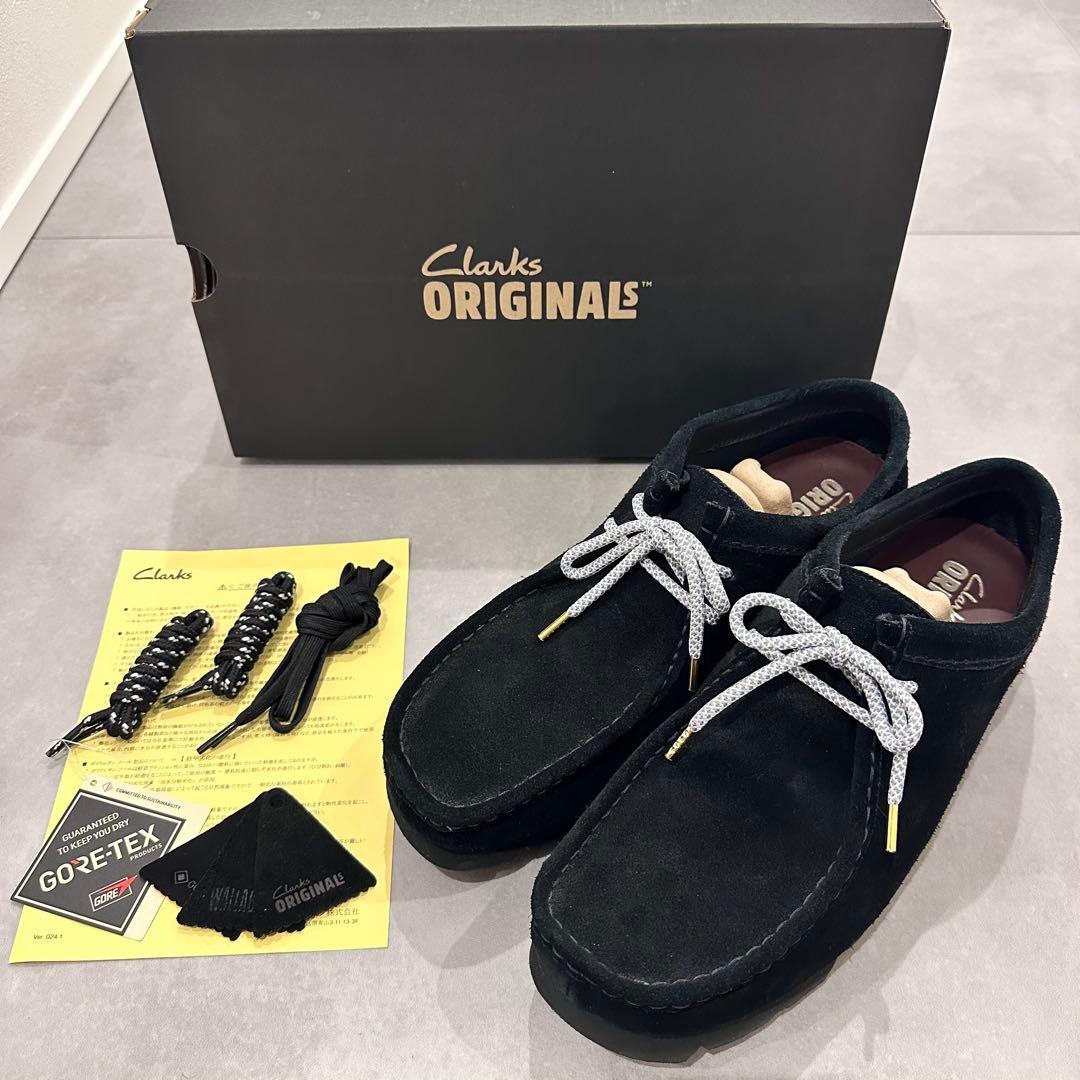 Clarks Wallabee GTX UK8 （GETABACO替え紐付き）