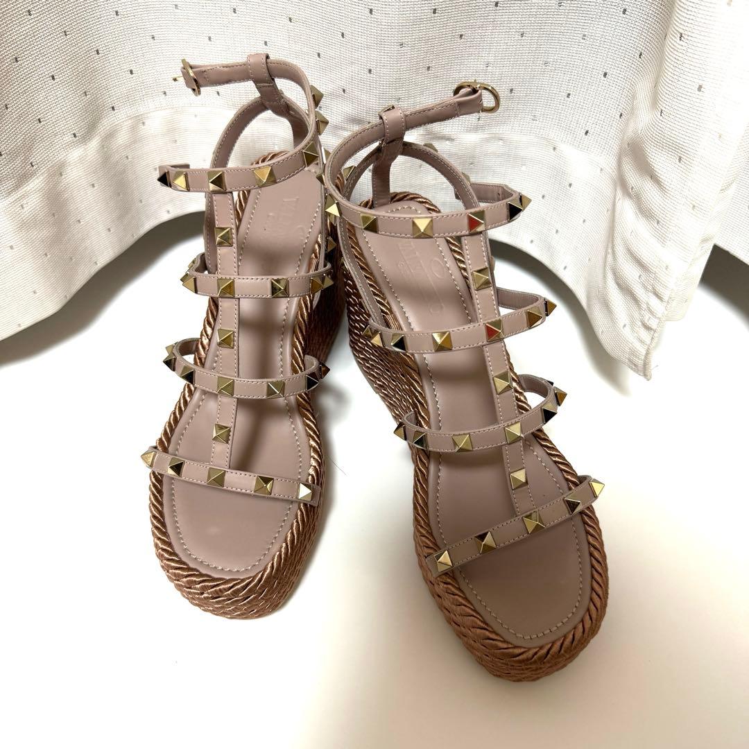 【年末限定値下げ★未使用品】VALENTINO ヴァレンティノ ウェッジサンダル