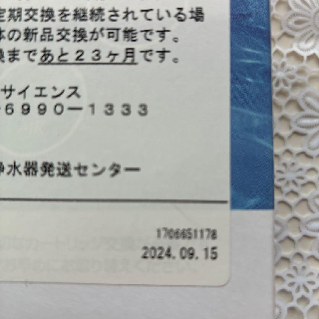 素粒水　浴室シャワー用　交換カートリッジ　2個セット