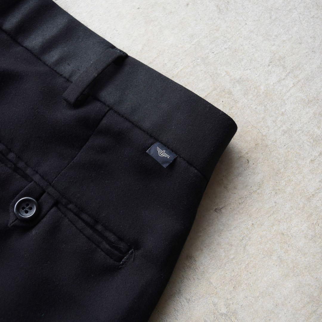 00s DOCKERS ドッカーズ ツータックスラックス 黒 W32リーバイス