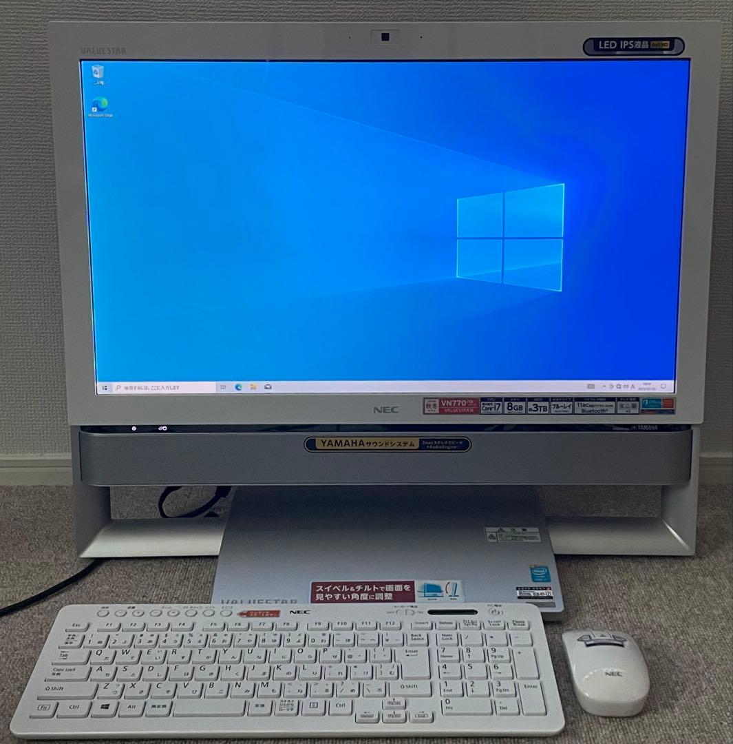 Windowsデスクトップ NEC VN770/T i7-4710MQ 8GB 3TB HHD