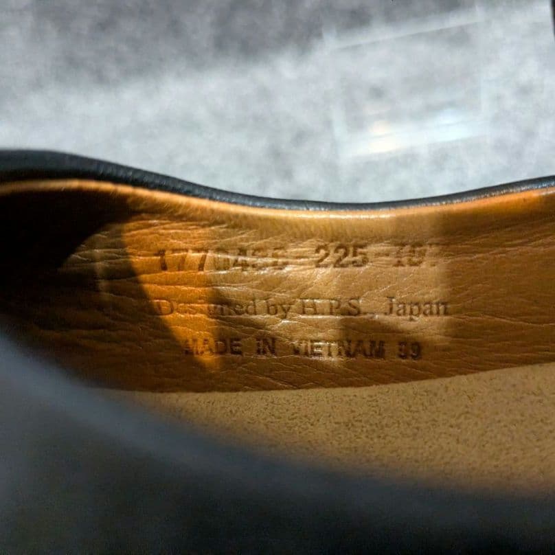 ⭐️美品⭐️　HPS コンフォートシューズ　ストラップ　ブラック　レザー　本革