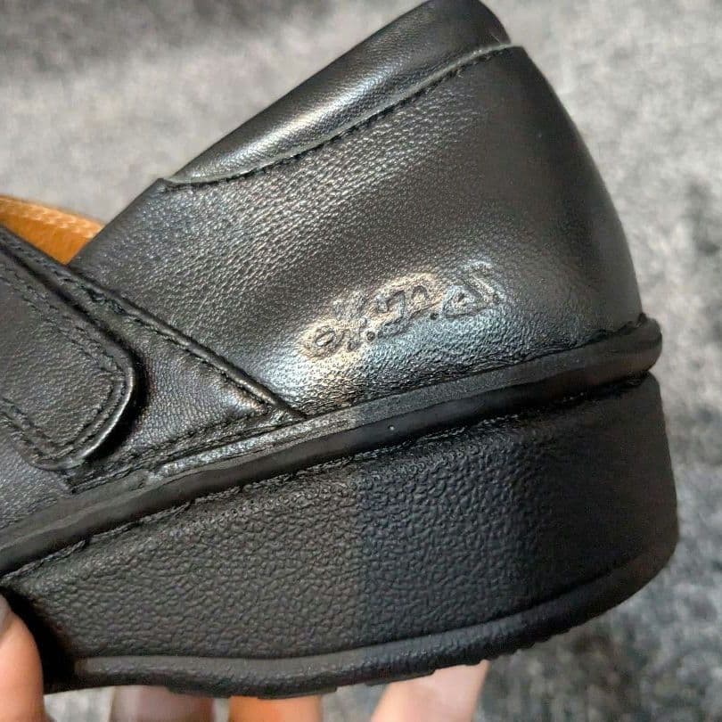 ⭐️美品⭐️　HPS コンフォートシューズ　ストラップ　ブラック　レザー　本革