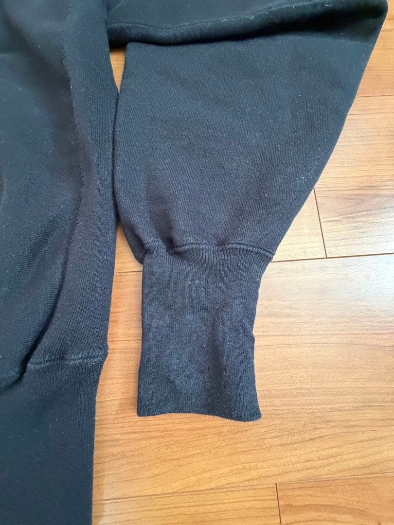 は*る様 90s USA製 チャンピオン 黒 リバースウィーブ 極美品 サイズL