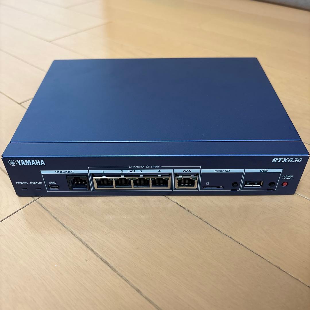 【美品】YAMAHA RTX830 有線LANルーター