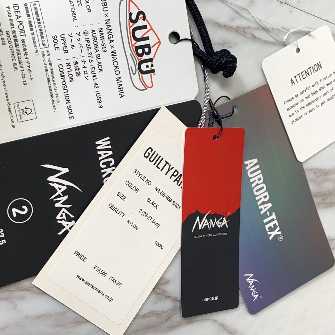 靴 25AW WACKOMARIA NANGA SUBU AURORA SANDAL