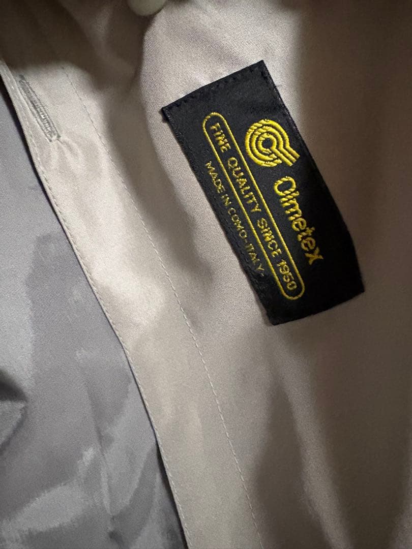 エンバミンクコート　シルク　訳あり（ライナー無）　ミンク取り外し可　グレー