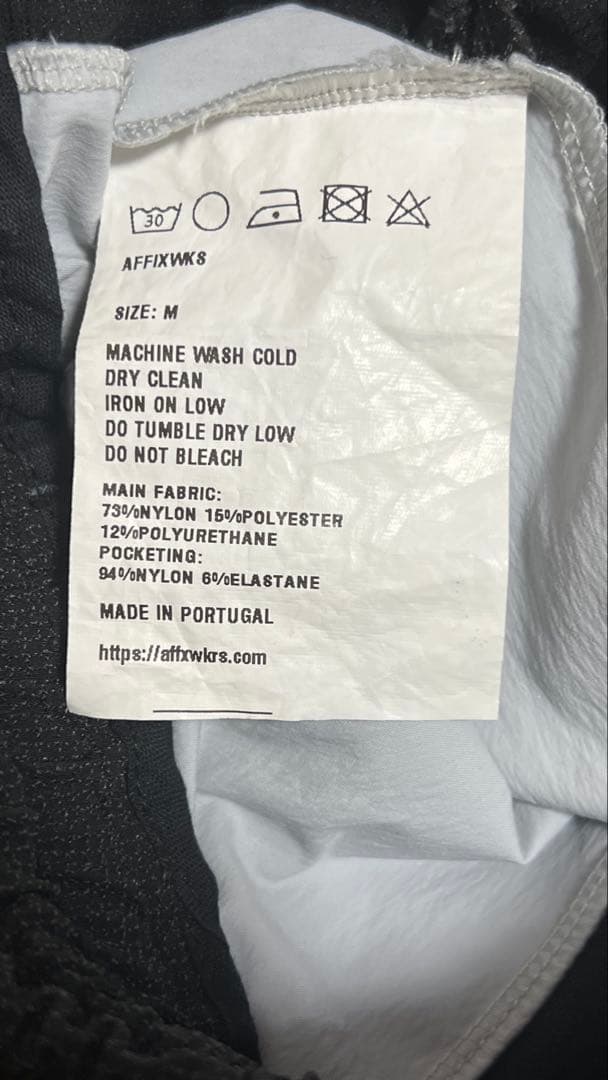 パンツ AFFXWRKS CONTRACT PANTS