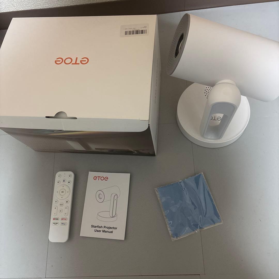 etoe starfish プロジェクター ホワイト