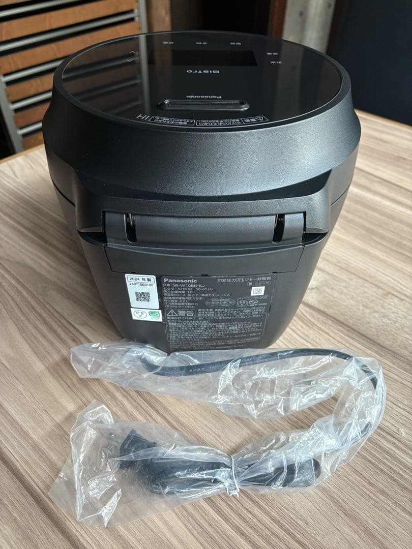 未使用品 SR-W10BB-K ビストロ Panasonic パナソニック