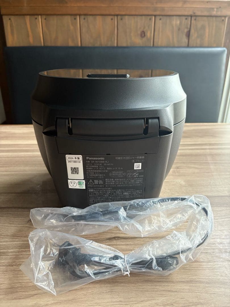 未使用品 SR-W10BB-K ビストロ Panasonic パナソニック