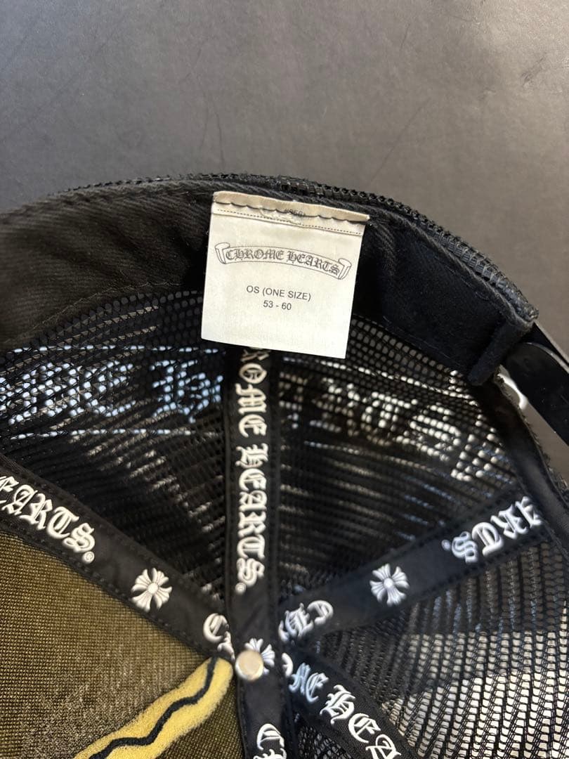 確実正規品　クロムハーツキャップ　国内正規品　ブラック