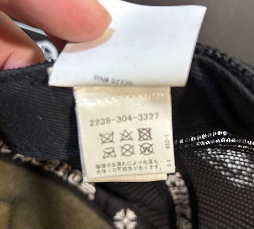 確実正規品　クロムハーツキャップ　国内正規品　ブラック