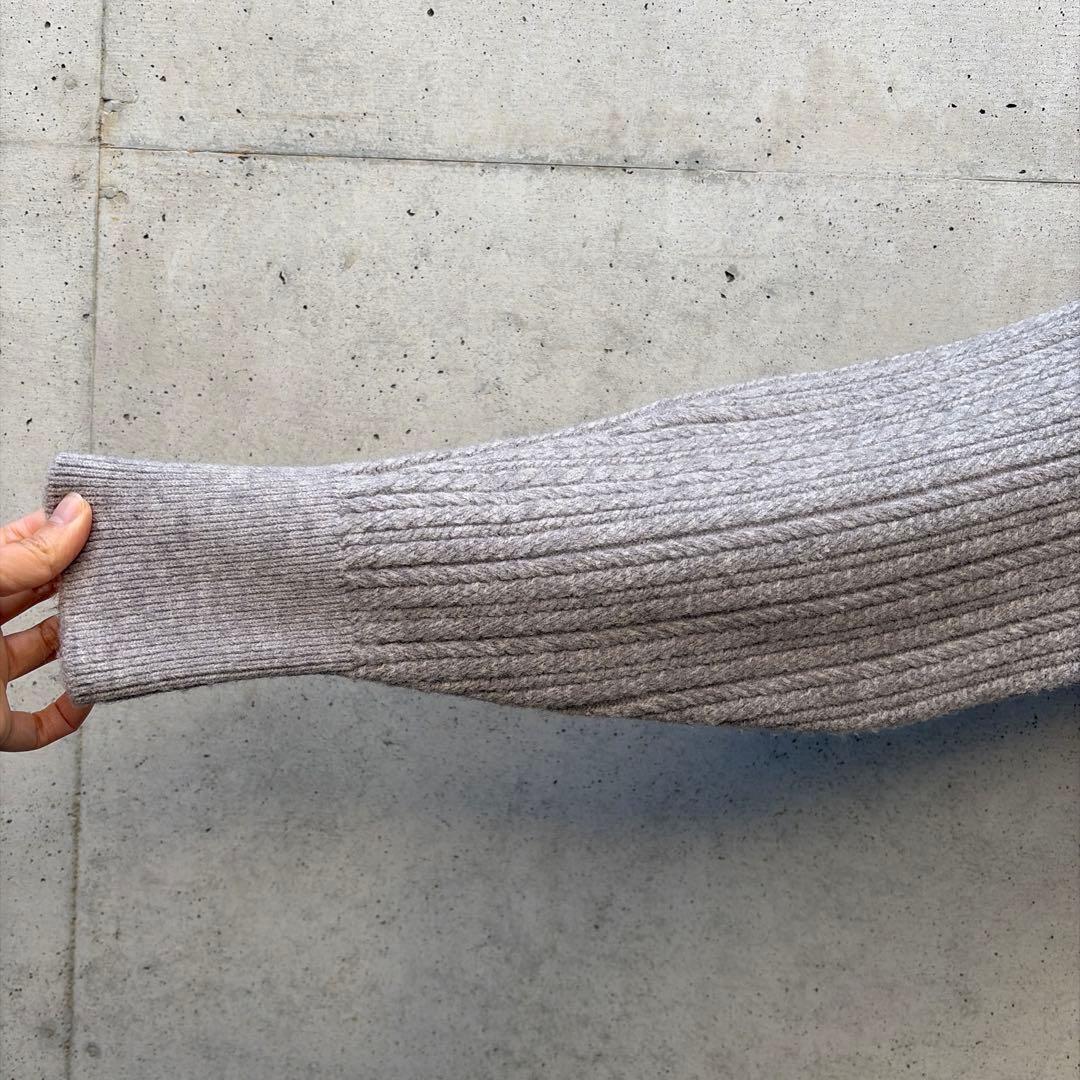 値下げ！ラグナムーン　ケーブルビジューIラインニットワンピース