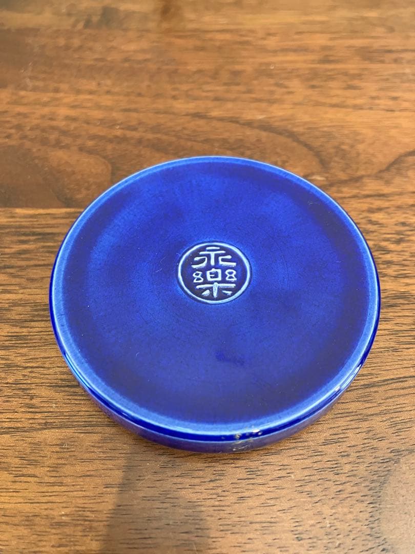 【16代永楽即全】交趾焼　うさぎ香合