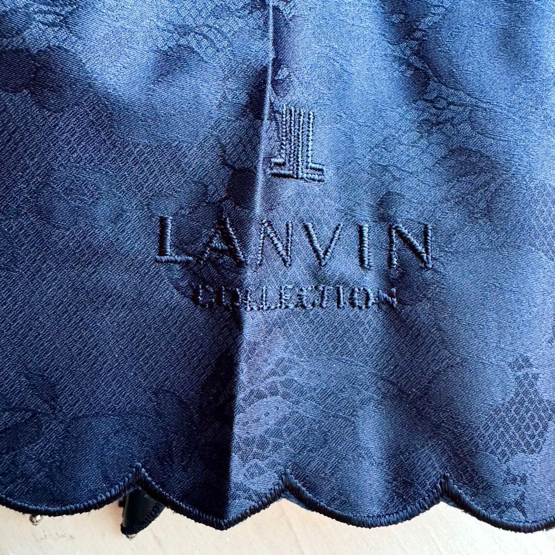 新品★ランバンコレクション　晴雨兼用　日傘　楽折　１級遮光　フワクール　軽量　黒