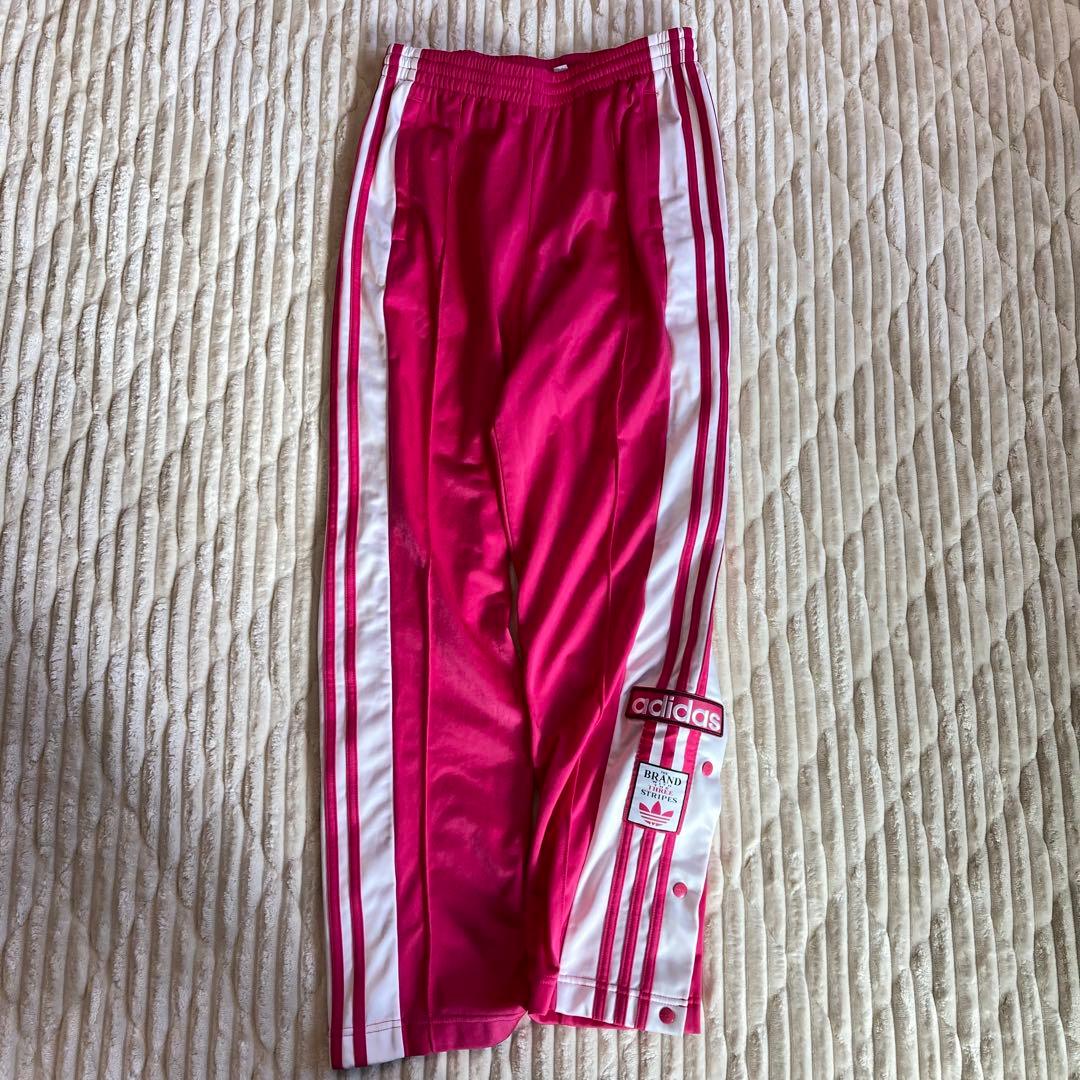 【adidas（アディダス）】美品 アディブレイク トラックパンツ ピンク L