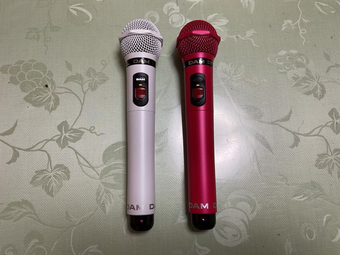 DAM ワイヤレスマイク 2本セット ホワイト ピンク　WITM-500