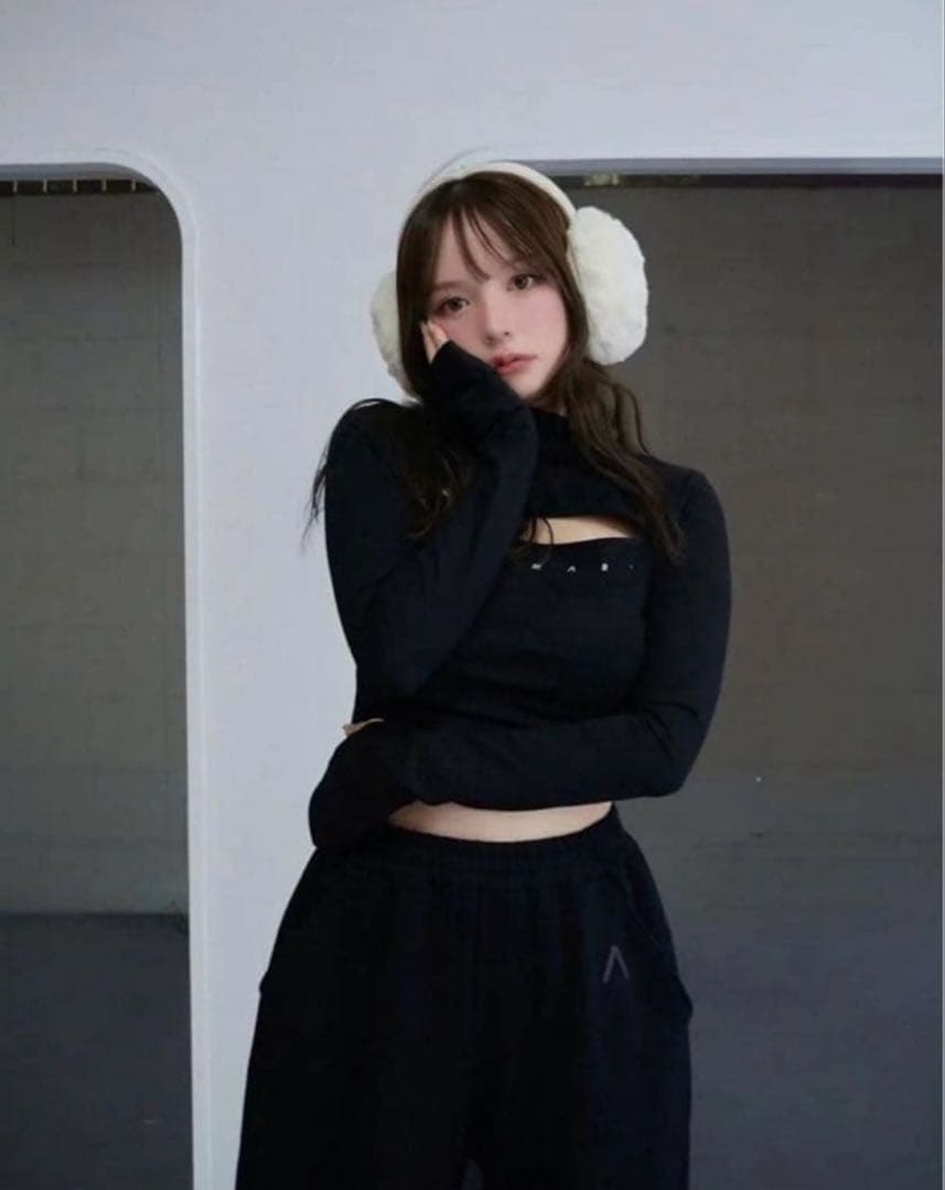 トップス ANDMARY Luna logo tops