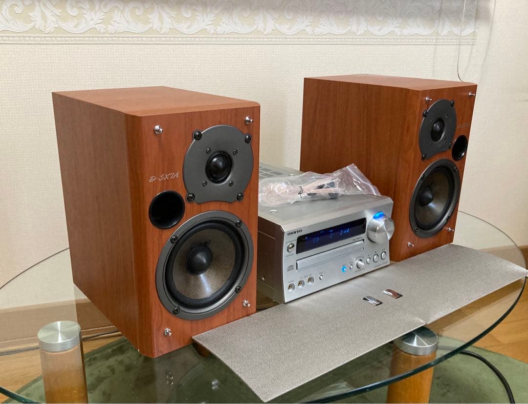ONKYOオンキョー CR-D2 CDレシーバー・スピーカーD-SX7A